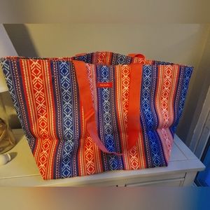 Vera Bradley Nright Serape striped family tote NWOT